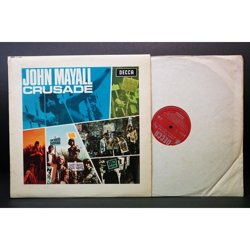 146 - Vinyl - 14 John Mayall & related LPs to include Blues Breakers With Eric Clapton, Looking Back, The ... 