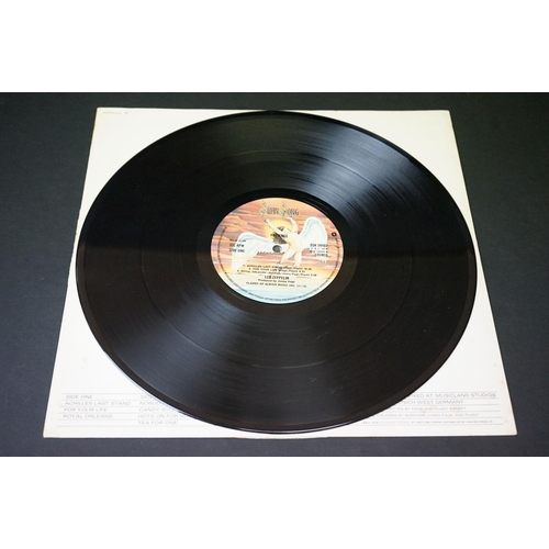 150 - Vinyl - 3 Led Zeppelin LPs to include Four Symbols (2401012) with inverted feather on side two label... 