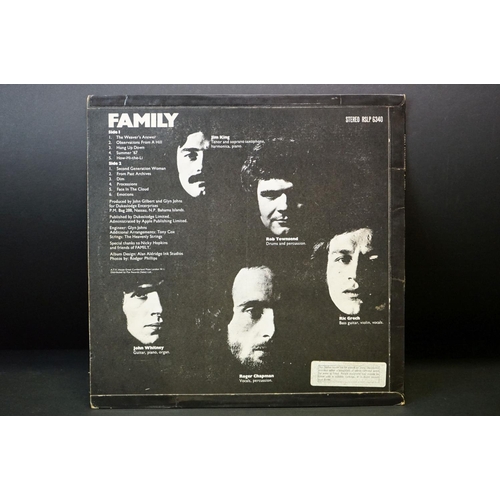 151 - Vinyl - 4 Family LPs to include Family Entertainment (RSLP 6340) with poster & lyric sheet Ex/Ex, Be... 