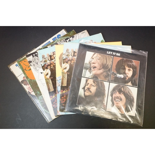 328 - Vinyl - Over 25 The Beatles LPs spanning their career, including some duplication. Condition varies ... 