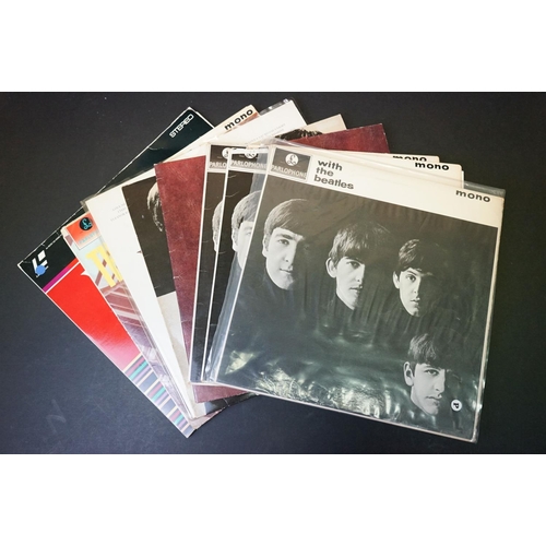 328 - Vinyl - Over 25 The Beatles LPs spanning their career, including some duplication. Condition varies ... 