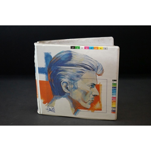 393 - Vinyl - David Bowie Fashions Picture disc set BOW100 (vinyl vg+, some storage squash to folder) plus... 