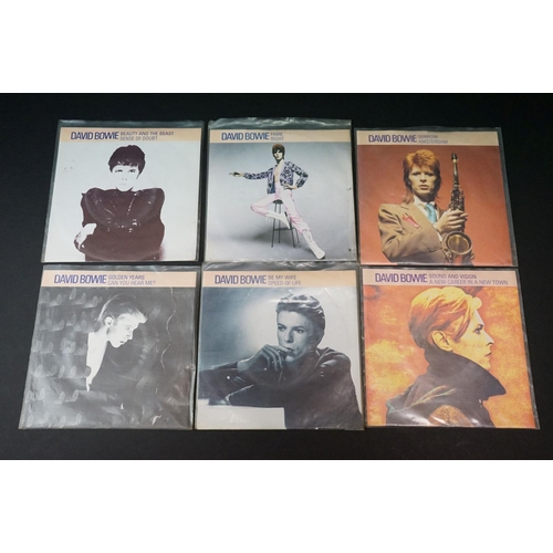 394 - Vinyl - Nine David Bowie Lifetimes The Singles 7