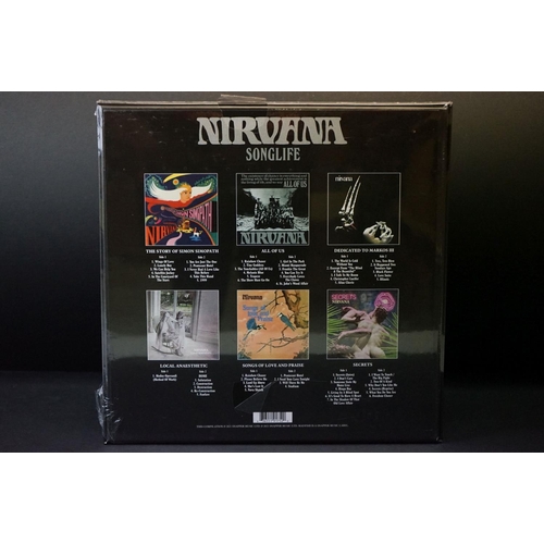 399 - Vinyl - Sealed Nirvana Songlife 6 LP Box Set, few splits to seal, ex