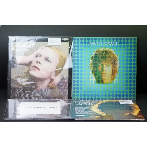 472 - Vinyl - Three recent release David Bowie LPs to include The Next Day (sealed), The World of David Bo... 