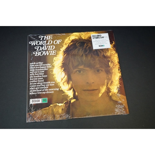 472 - Vinyl - Three recent release David Bowie LPs to include The Next Day (sealed), The World of David Bo... 