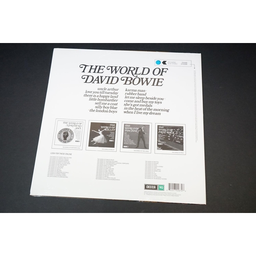 472 - Vinyl - Three recent release David Bowie LPs to include The Next Day (sealed), The World of David Bo... 