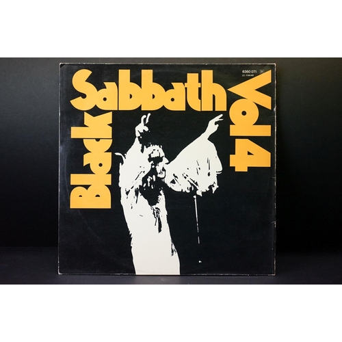 48 - Vinyl - Black Sabbath Vol.4 German pressing on Vertigo 630 071.  Large swirl label with A Philips Re... 