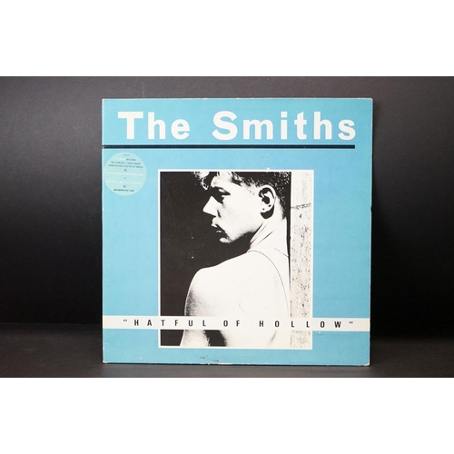 52 - Vinyl - 4 The Smiths LPs to include Hatful Of Hollow (Rough 76 with sticker to front) (Vg/Vg), Hatfu... 