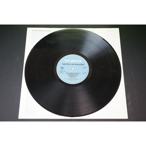 52 - Vinyl - 4 The Smiths LPs to include Hatful Of Hollow (Rough 76 with sticker to front) (Vg/Vg), Hatfu... 