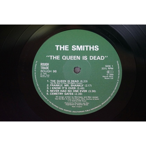 53 - Vinyl - 6 The Smiths LPs to include Self Titled (Rough 61), Strangeways Here We Come (Rough 106), Lo... 