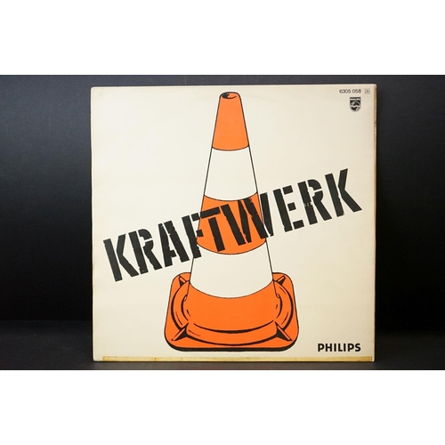 65 - Vinyl - Kraftwerk self titled on Philips 6305 058 stereo.  Gatefold sleeve Vg with some tape repair,... 