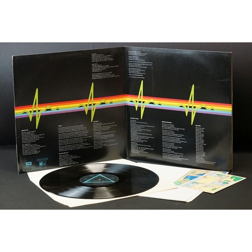 67 - Vinyl - 4 Pink Floyd LPs to include Dark Side Of The Moon (one side opens, stickered sleeve, 2 poste... 