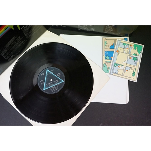 67 - Vinyl - 4 Pink Floyd LPs to include Dark Side Of The Moon (one side opens, stickered sleeve, 2 poste... 