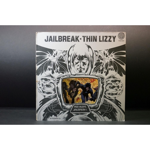 72 - Vinyl - 5 Thin Lizzy LPs to include Live and Dangerous, Black Rose, Jailbreak, Johnny The Fox, Bad R... 