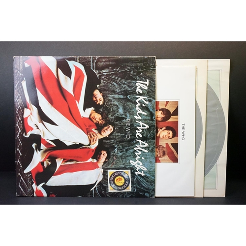 73 - Vinyl - 5 The Who LPs to include Tommy (unnumbered booklet), Who's Next (non-feelable mark to side 2... 