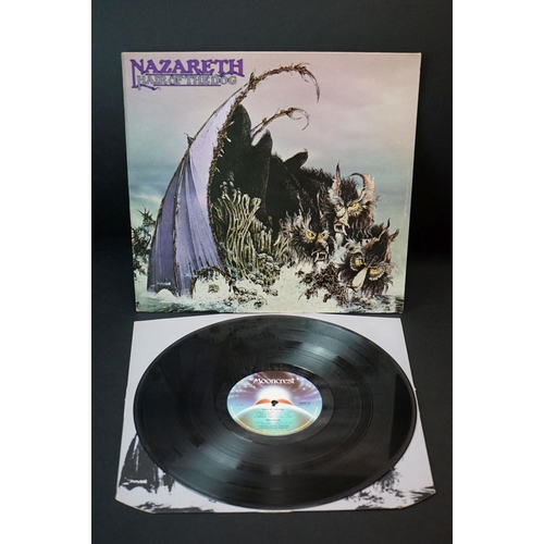 75 - Vinyl - 4 Nazareth LPs to include Razamanaz (Crest 1), Loud N Proud (Crest 4), Rampant (Crest 15) in... 