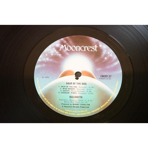 75 - Vinyl - 4 Nazareth LPs to include Razamanaz (Crest 1), Loud N Proud (Crest 4), Rampant (Crest 15) in... 