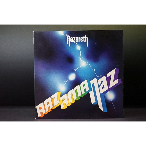 75 - Vinyl - 4 Nazareth LPs to include Razamanaz (Crest 1), Loud N Proud (Crest 4), Rampant (Crest 15) in... 