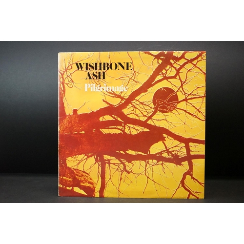 77 - Vinyl - 9 Wishbone Ash LPs to include Self Titled (MKPS 2014) pink and red dogbone label, Pilgrimage... 