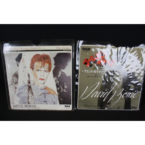 338 - Vinyl - 6 rare David Bowie Japanese singles to include Stay (SS3034), Heroes (SS3125), Be My Wife (S... 