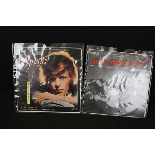 338 - Vinyl - 6 rare David Bowie Japanese singles to include Stay (SS3034), Heroes (SS3125), Be My Wife (S... 