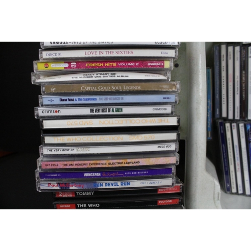 405 - CDs - Over 140 CDs spanning genres and decades including 90s indie, 60s & 70s classic rock, soul, co... 