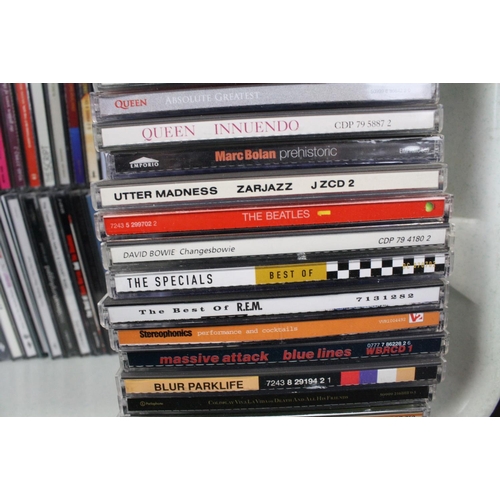 405 - CDs - Over 140 CDs spanning genres and decades including 90s indie, 60s & 70s classic rock, soul, co... 