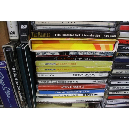 406 - CDs - Over 150 Beatles and related CD's including imports, box sets, singles, giveaways, private pre... 