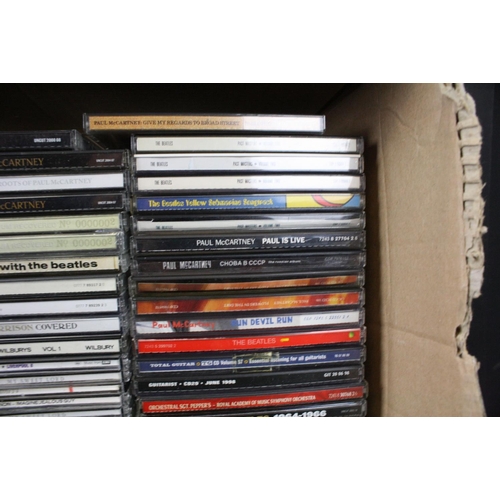 406 - CDs - Over 150 Beatles and related CD's including imports, box sets, singles, giveaways, private pre... 