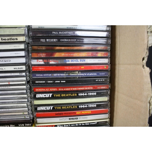 406 - CDs - Over 150 Beatles and related CD's including imports, box sets, singles, giveaways, private pre... 