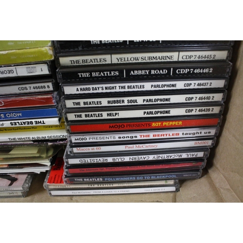 406 - CDs - Over 150 Beatles and related CD's including imports, box sets, singles, giveaways, private pre... 