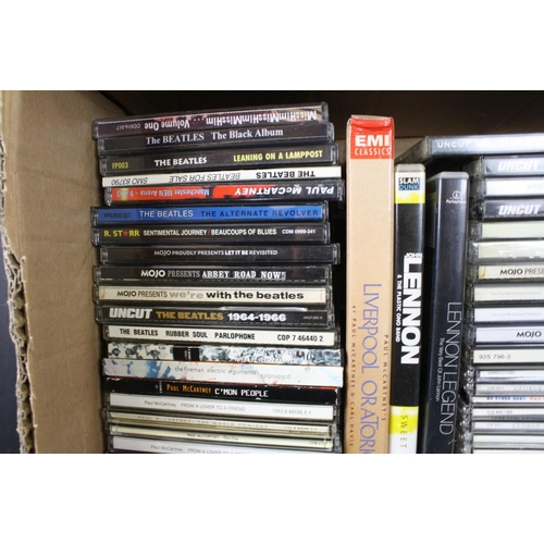 406 - CDs - Over 150 Beatles and related CD's including imports, box sets, singles, giveaways, private pre... 