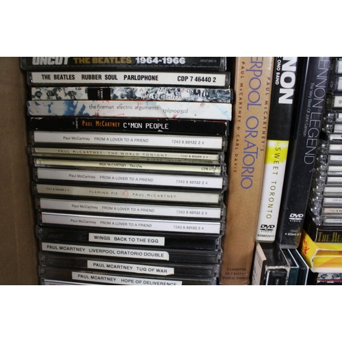 406 - CDs - Over 150 Beatles and related CD's including imports, box sets, singles, giveaways, private pre... 