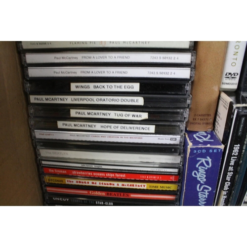 406 - CDs - Over 150 Beatles and related CD's including imports, box sets, singles, giveaways, private pre... 