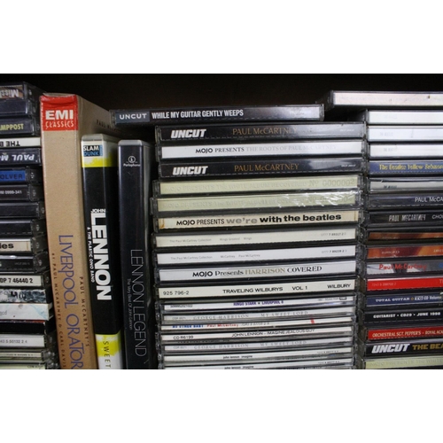 406 - CDs - Over 150 Beatles and related CD's including imports, box sets, singles, giveaways, private pre... 