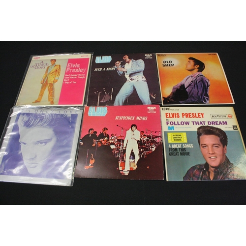 449 - Vinyl - Approx 100 Elvis Presley EPs and 7