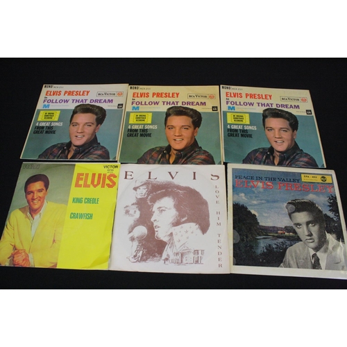 449 - Vinyl - Approx 100 Elvis Presley EPs and 7