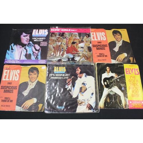 449 - Vinyl - Approx 100 Elvis Presley EPs and 7