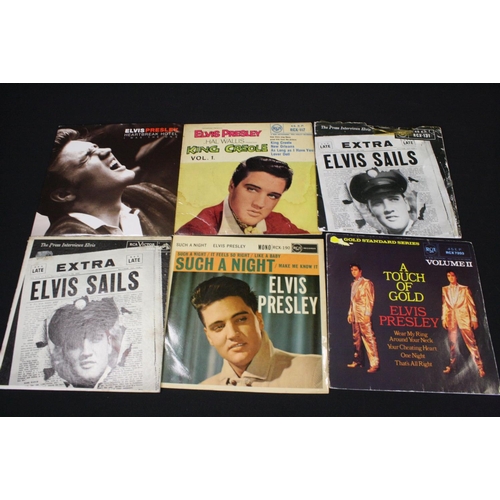 449 - Vinyl - Approx 100 Elvis Presley EPs and 7