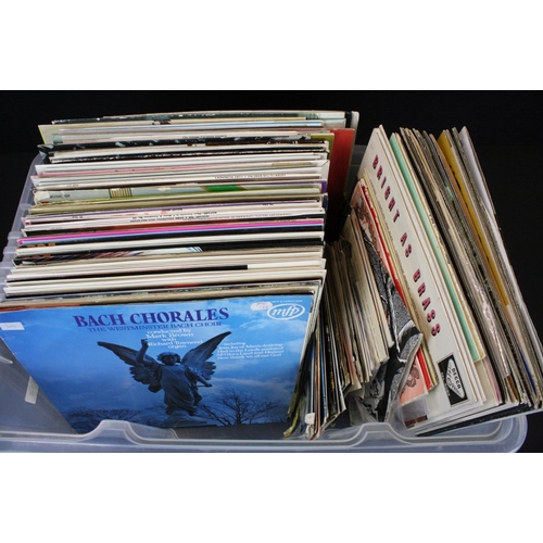 614 - Vinyl - Classical - Over 100 UK albums and some 7” singles including many Stereo examples. Condition... 