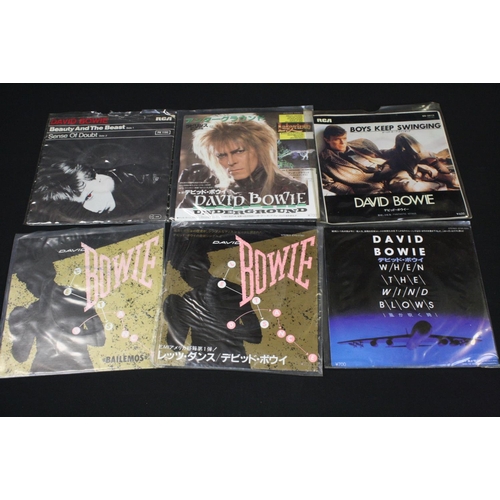 345 - Vinyl - 45 David Bowie mainly Japanese / European / Foreign pressing 7