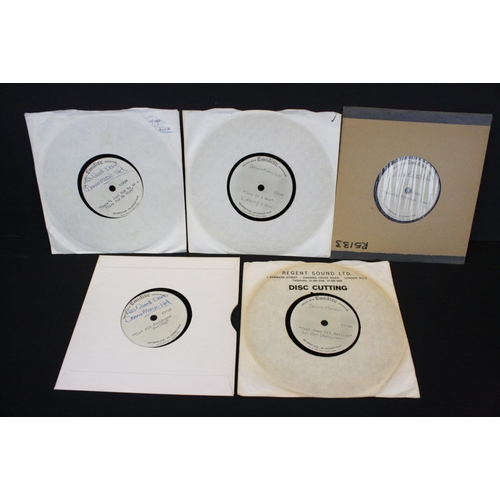 349 - Acetates - 5 original UK 1960s unreleased acetates from the Donna Music / Les Reed Music publishing ... 