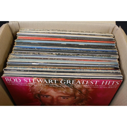 659 - Vinyl - Approx 70 rock & pop LPs including Bob Marley, ELO, Strawbs, Blondie, Queen, Roxy Music, Ali... 