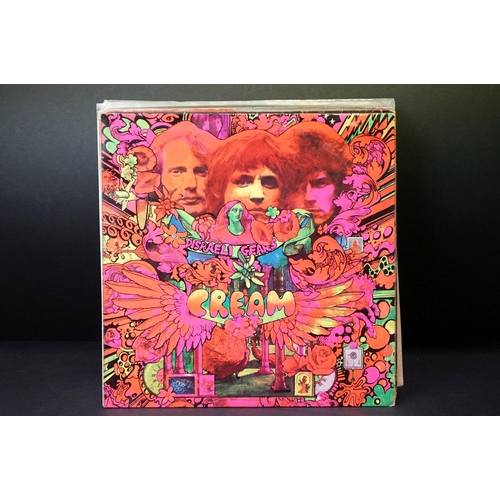 169 - Vinyl - 13 mainly 1960s LPs to include Cream Disraeli Gears and Fresh Cream (both in mono), The Kink... 