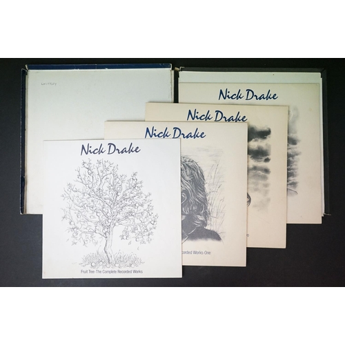 171 - Vinyl - Nick Drake Fruit Tree The Complete Recorded Works (ND 1001/2/3) 3 LP box set on blue Island ... 