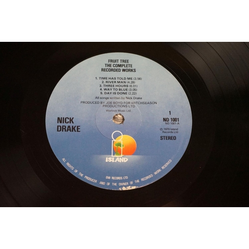 171 - Vinyl - Nick Drake Fruit Tree The Complete Recorded Works (ND 1001/2/3) 3 LP box set on blue Island ... 