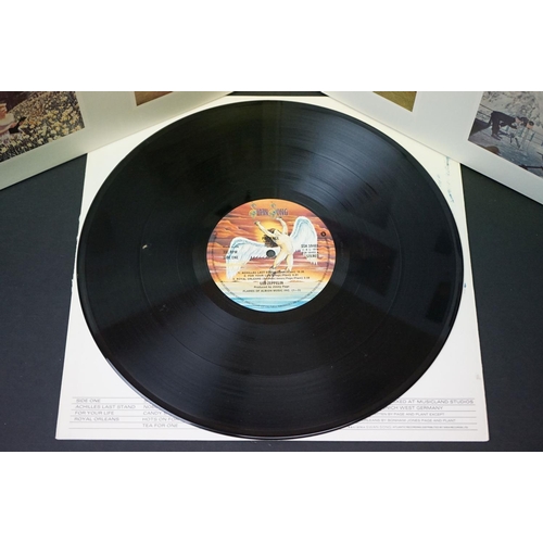 172 - Vinyl - 8 Led Zeppelin LPs to include One (K 40031), Four Symbols (K 50008) both green and orange la... 