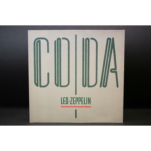 172 - Vinyl - 8 Led Zeppelin LPs to include One (K 40031), Four Symbols (K 50008) both green and orange la... 