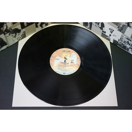 172 - Vinyl - 8 Led Zeppelin LPs to include One (K 40031), Four Symbols (K 50008) both green and orange la... 